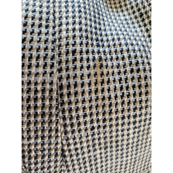 Vintage Robert Alexander Beige and Black Check Tweed 2 Button Blazer - Picture 11 of 12